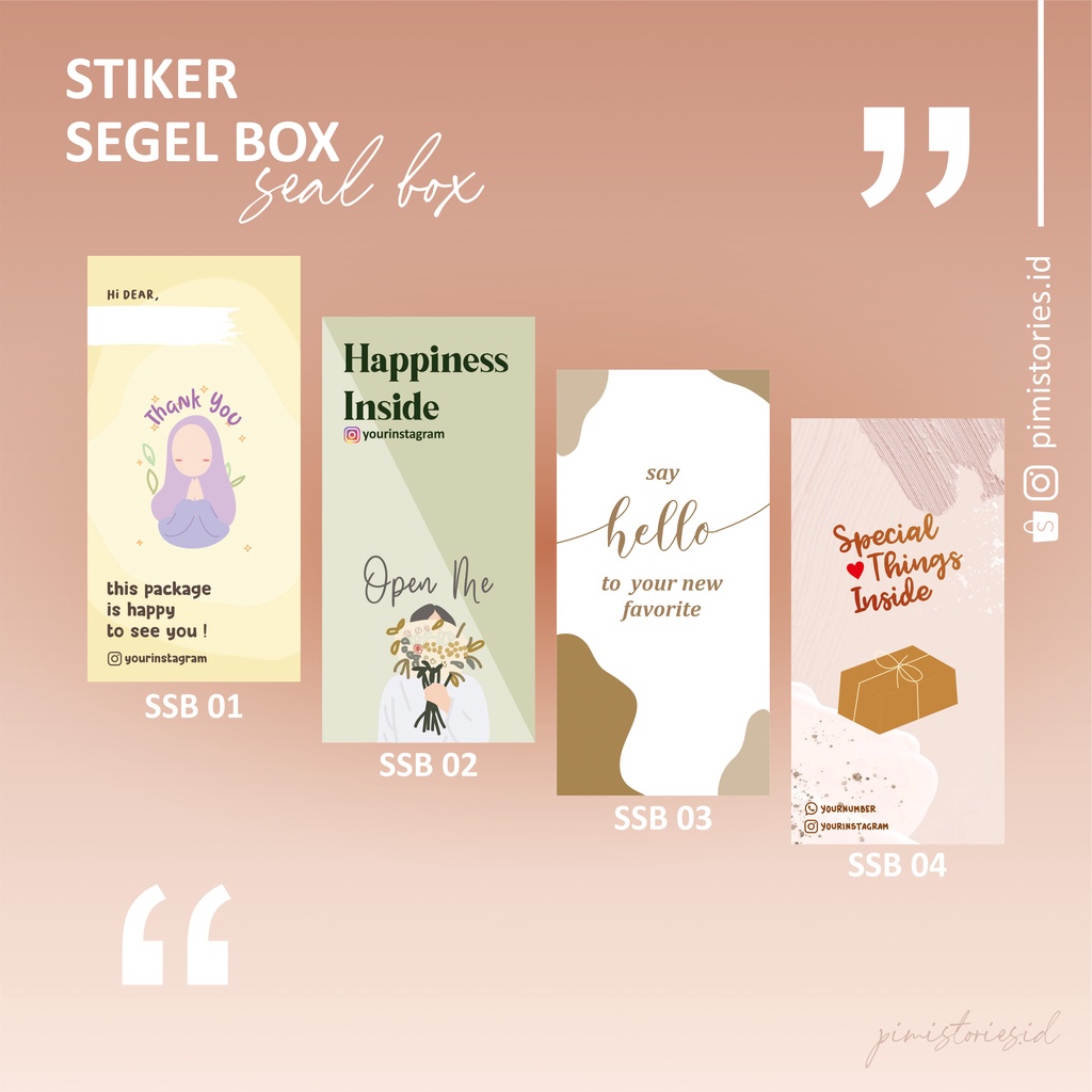 STIKER SEGEL BOX ⚫ SEAL BOX ⚫ LABEL PACKAGING ⚫ STIKER BOX ⚫ STIKER LABEL