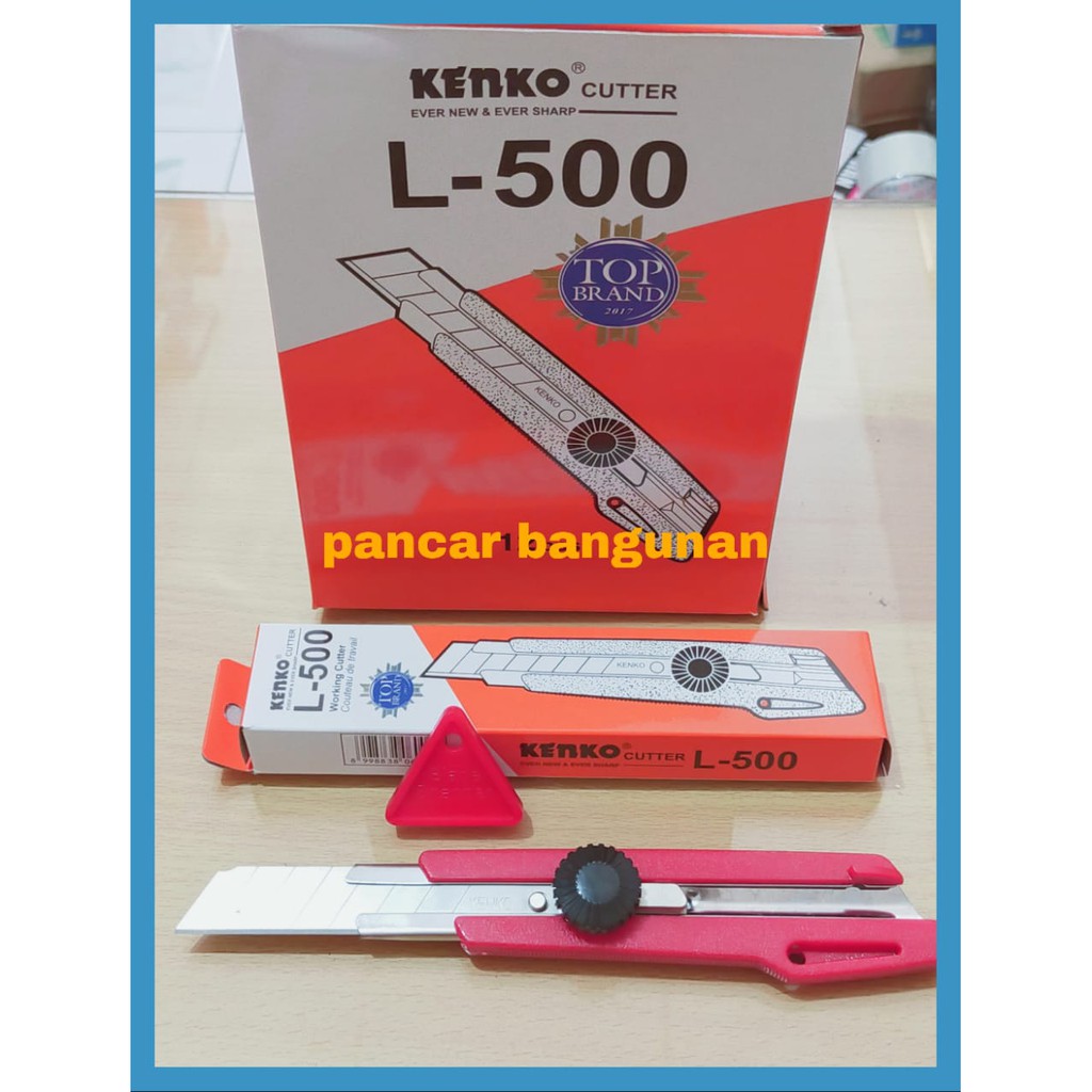 

CUTTER KENKO L-500 - PISAU CUTTER KENKO L-500 - CUTTER KNIFE - ALAT PEMOTONG - CATTER