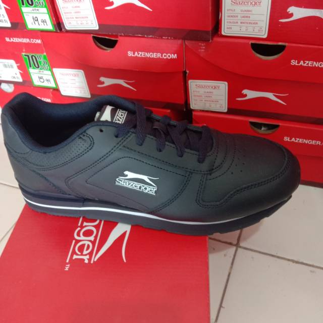 Sepatu slazenger black original