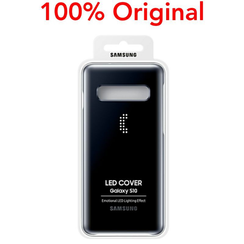 Samsung Galaxy S10 LED Cover Original Case Casing Lampu Lighting Back Kesing