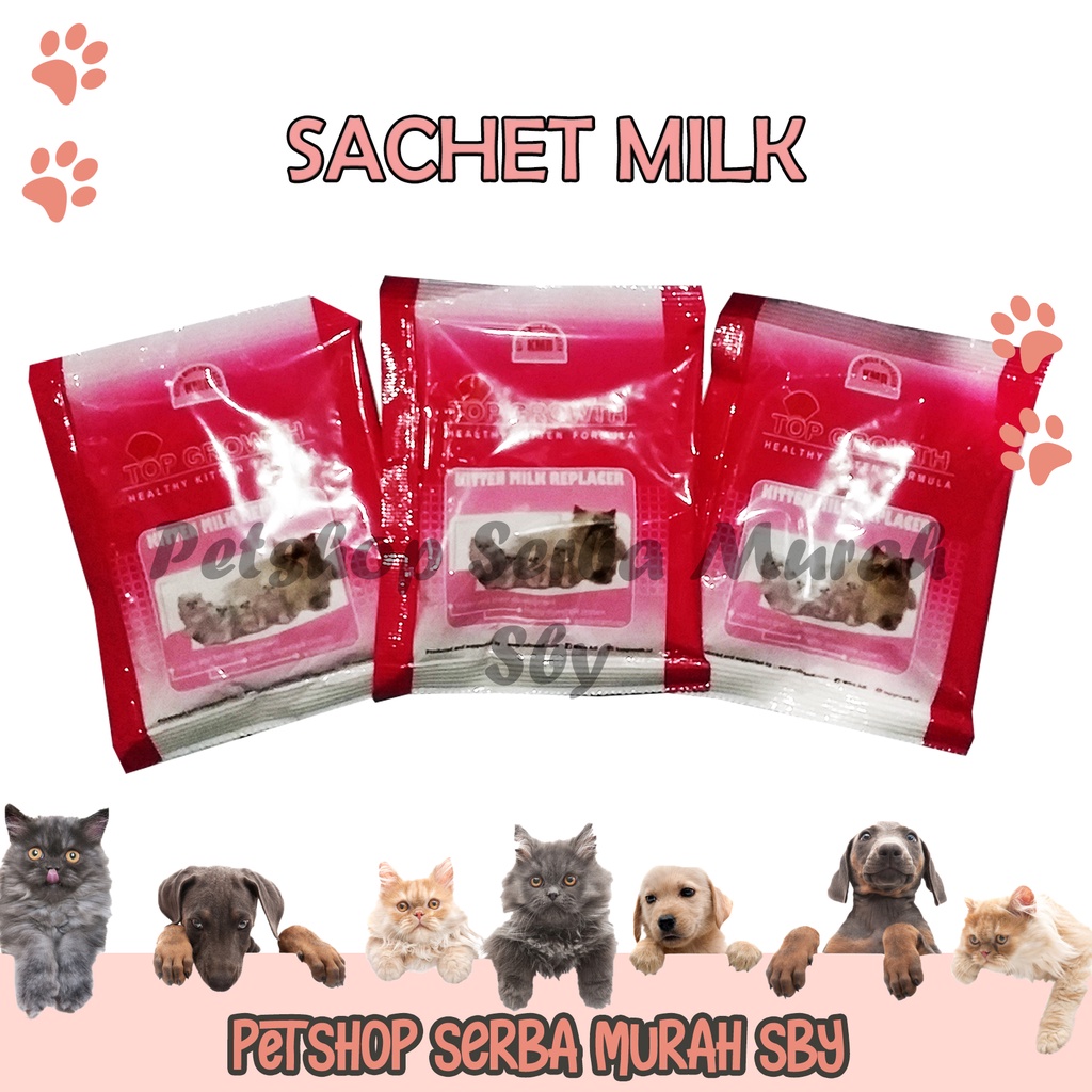 Top Growth Milk Kitten Replacer 30gram - Susu Anak Kucing