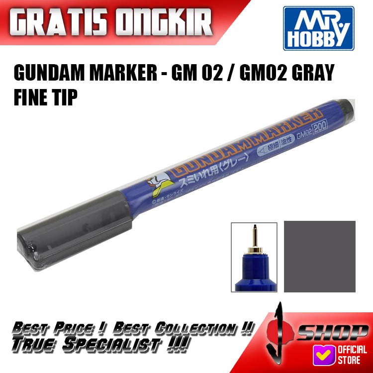 

Gundam Marker - GM 02 / GM02 Gray Fine Tip