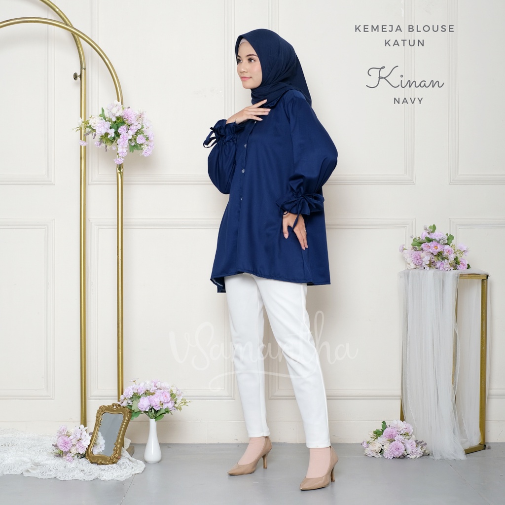 vSamantha - Kemeja Wanita / Blouse Basic Kinan