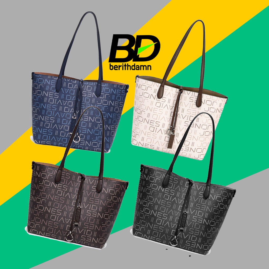 DAVID JONES PARIS Tas Selempang Wanita Tas Tote Bag Tas Mini Bahan Kulit Tas Import Branded