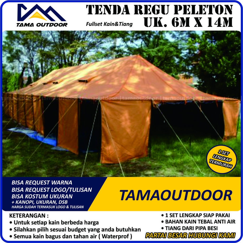 Tenda Peleton - Pleton Kesehatan BPBD - Uk 6M x 14M