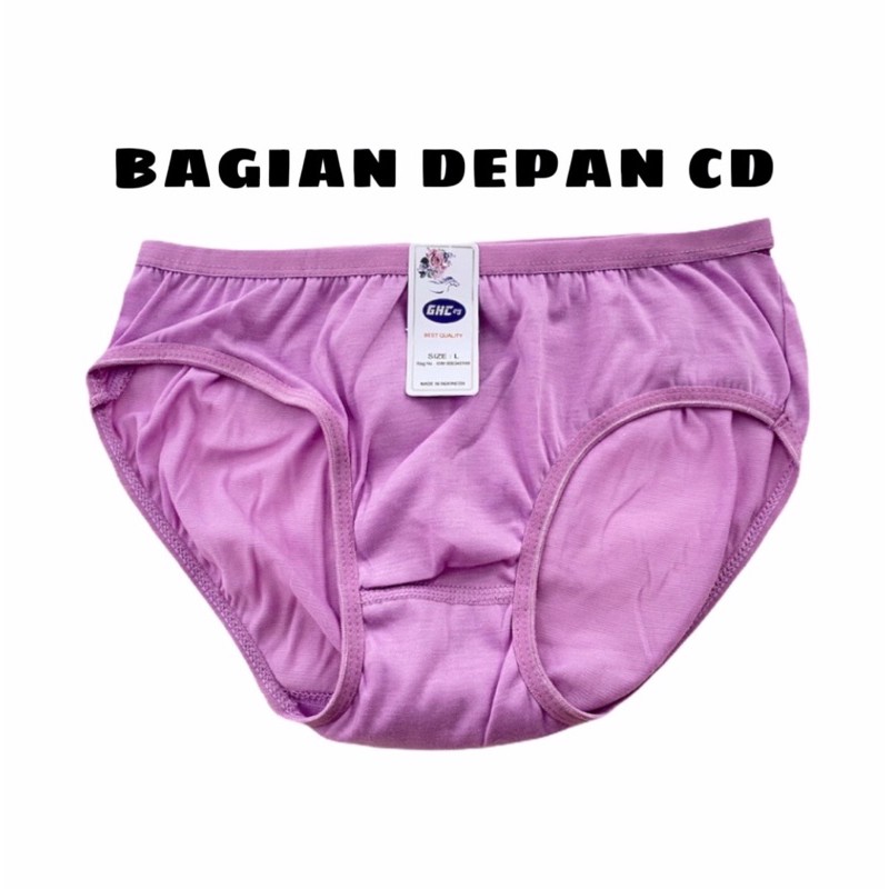 1 Lusin Celana Dalam Wanita Dewasa Jumbo Bigsize Katun Murah GHC M L XL XXL 4L / Pakaian Dalam Wanita CD Celana Dalam Wanita Lusinan Jumbo Celana Dalam Ibu Polos Murah / Cawet Kancut Undies Wanita Dewasa Jumbo GHC / Celana Dalam Bisa Untuk Ibu Hamil