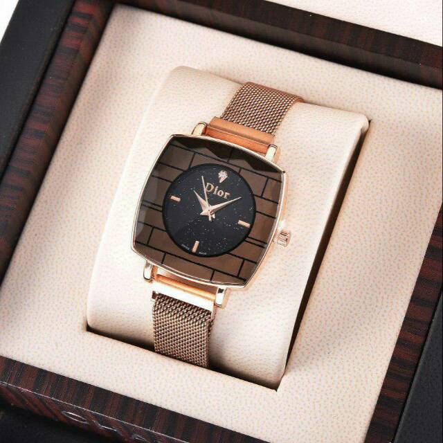 Jam tangan Magnetic Diorr W3313 wanita branded batam fashion import