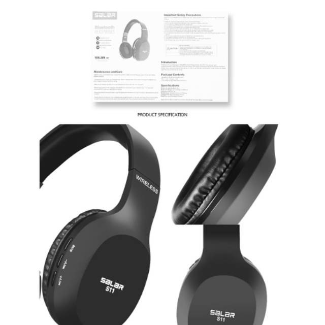 Salar Wireless Stereo Bluetooth Headphone with Mic