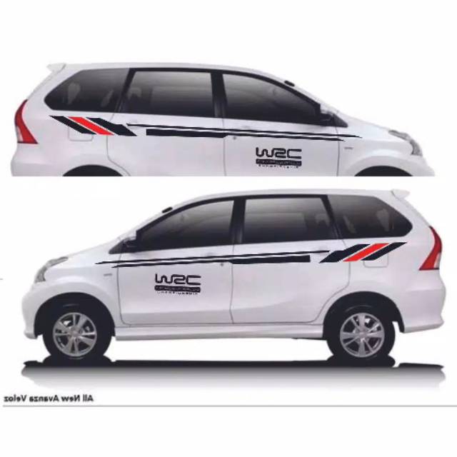 Sticker mobil cutting sticker mobil Xenia striping Xenia list minimalis