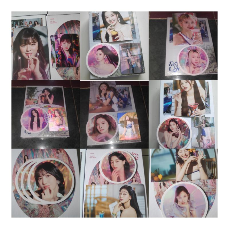Lenticular Photocard, Coaster & Tasting Card Twice Taste Of Love
