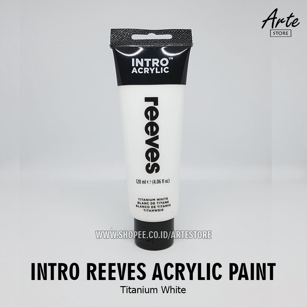 Cat Acrylic Intro Reeves Titanium White 100 ml