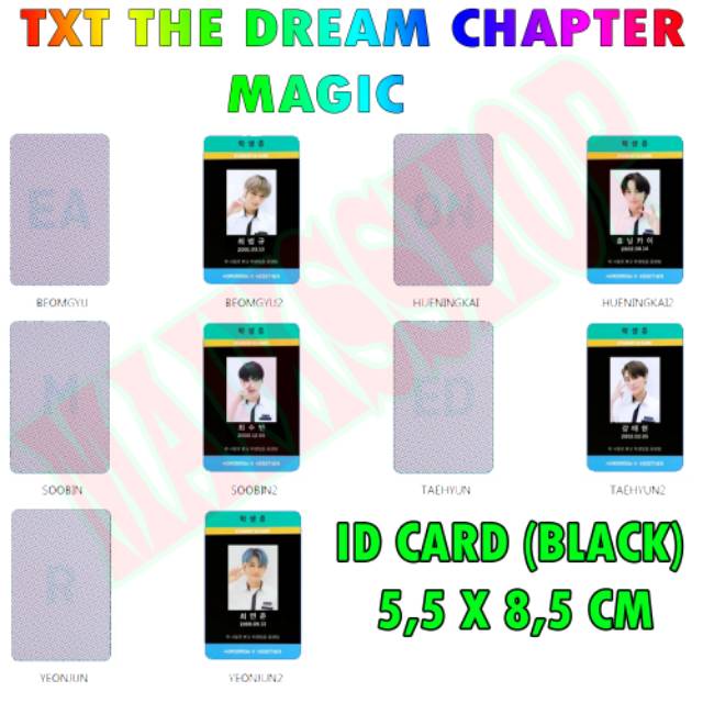 TXT The Dream Chapter Magic Photocard Kpop