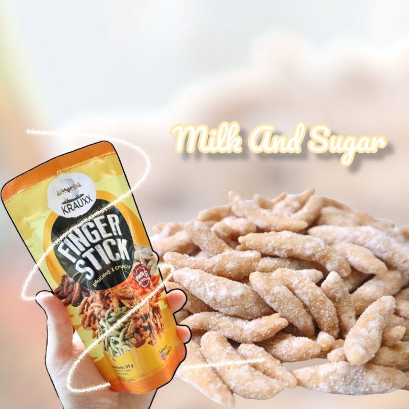 

Krauxx Snack Jentik Snow White (Gula halus) / Bukan Bidaran 125 gram