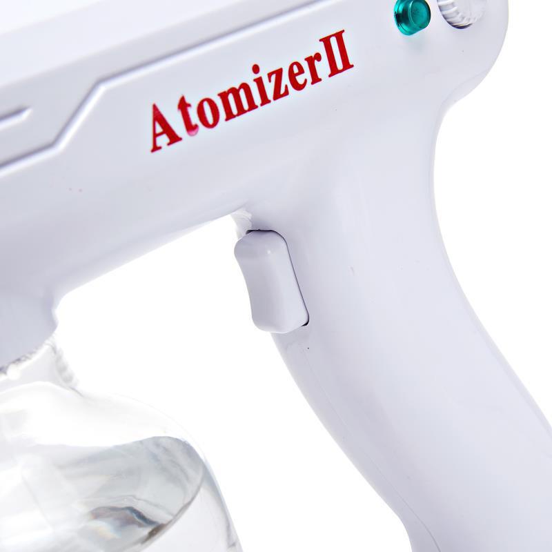 (BOW) Nano Spray Gun Atomizer Disinfektan Penyemprot Nano Fogging Blue Light Wireless