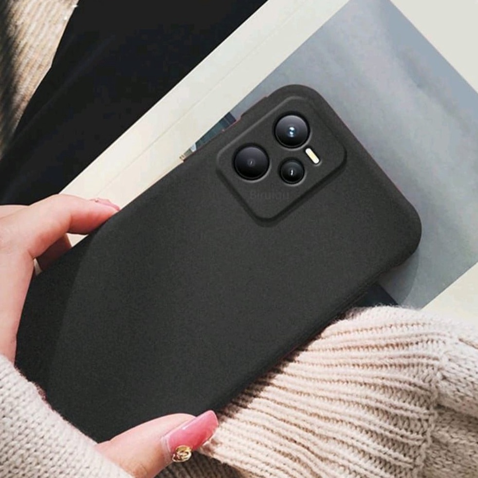 Case Hitam CCO2 Hole REALME NARZO 50 50[5G] 50A 50A-Prime 50i 50i-Prime 30A 20 20Pro GT Master GTMaster-EDITION GTNeo 2 2T GT Neo 3 3T GT2-PRO Softcase Black Gelap Soft Premium Bagus Sofcase SLim Fit TPU Tipis Seperti Tidak Pasang Casing Belakang 4G A i T