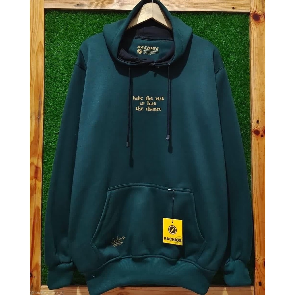 Sweater Hoodie Pria Distro Warna Hijau Botol Switer Pria Wanita Sweatshirt Jumbo Hudi Cowo Jaket Pria Oversize Brand Lokal Hodi
