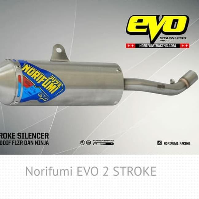 PTP slincer knalpot norifumi evo 2 tak silincer 2 tak norifumi evo .