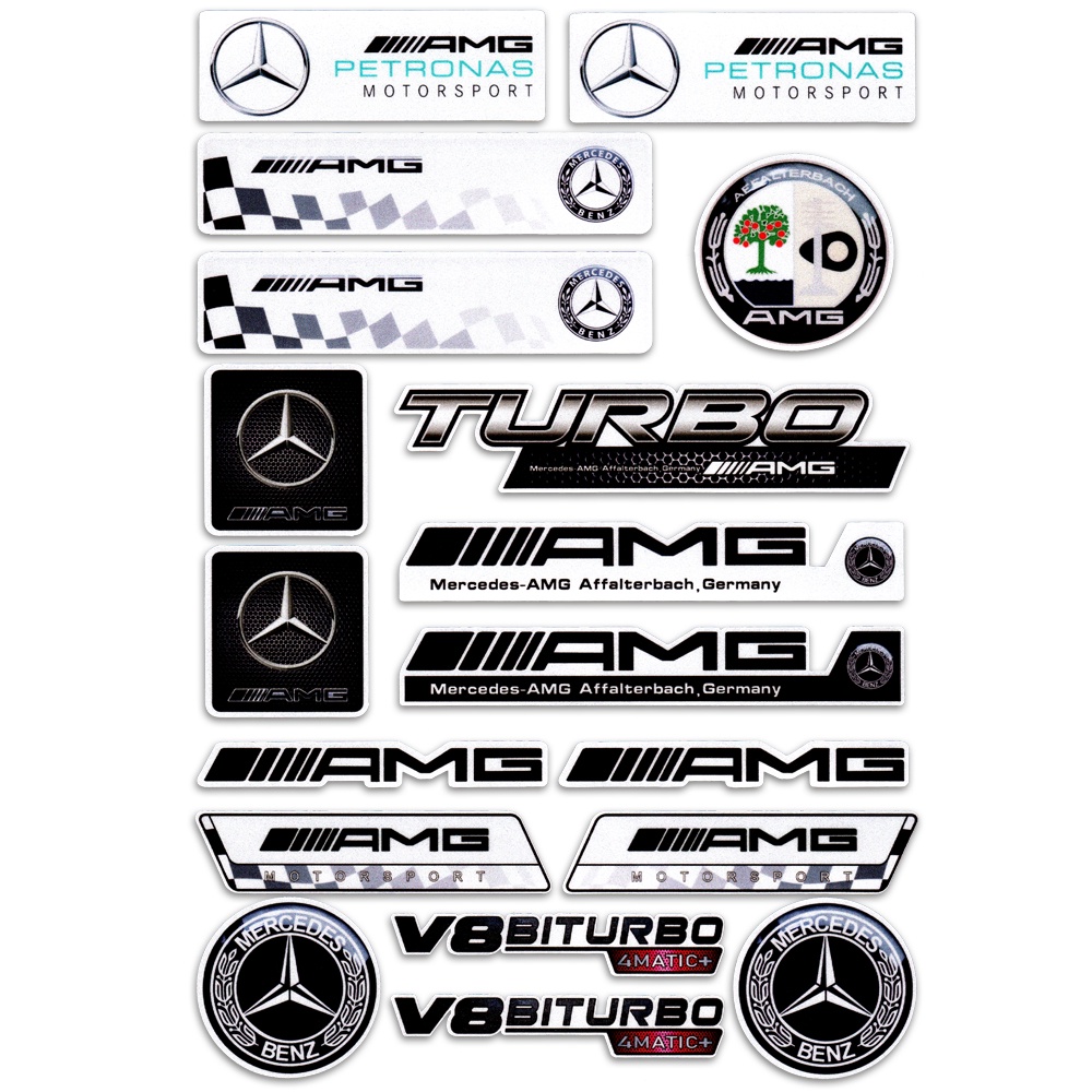 Stiker Reflektif Motif Pohon Apel Untuk Dekorasi Mobil Mercedes Benz AMG W210 W212 E63 W202 W205 W207 GLA GLS