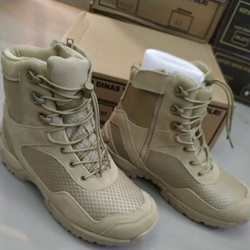 SEPATU GURUN TACTICAL RESINTEL POLRI 7 INCI