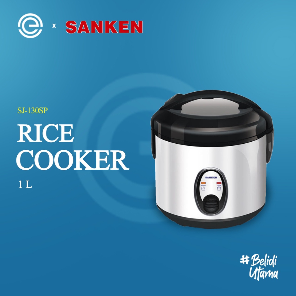 Jual SANKEN Rice Cooker Stainless 1 Liter SJ130H