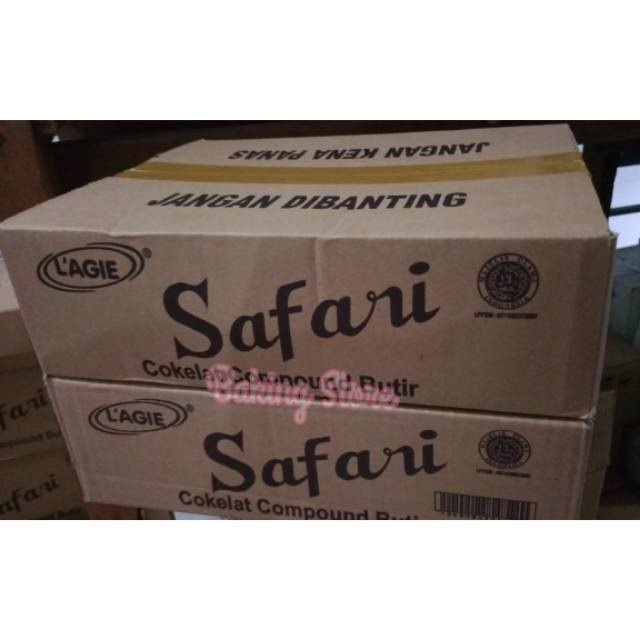 Mesis Butiran Cokelat Safari 30x100gr - Gosend/Grab Only!!