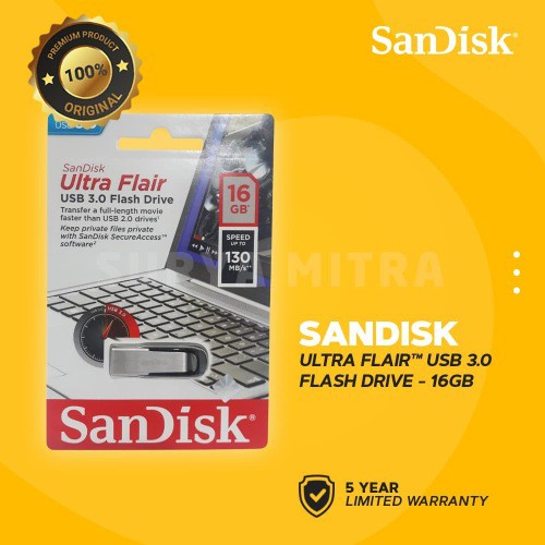 Flashdisk Sandisk Ultra Flair 16GB CZ73 3.0