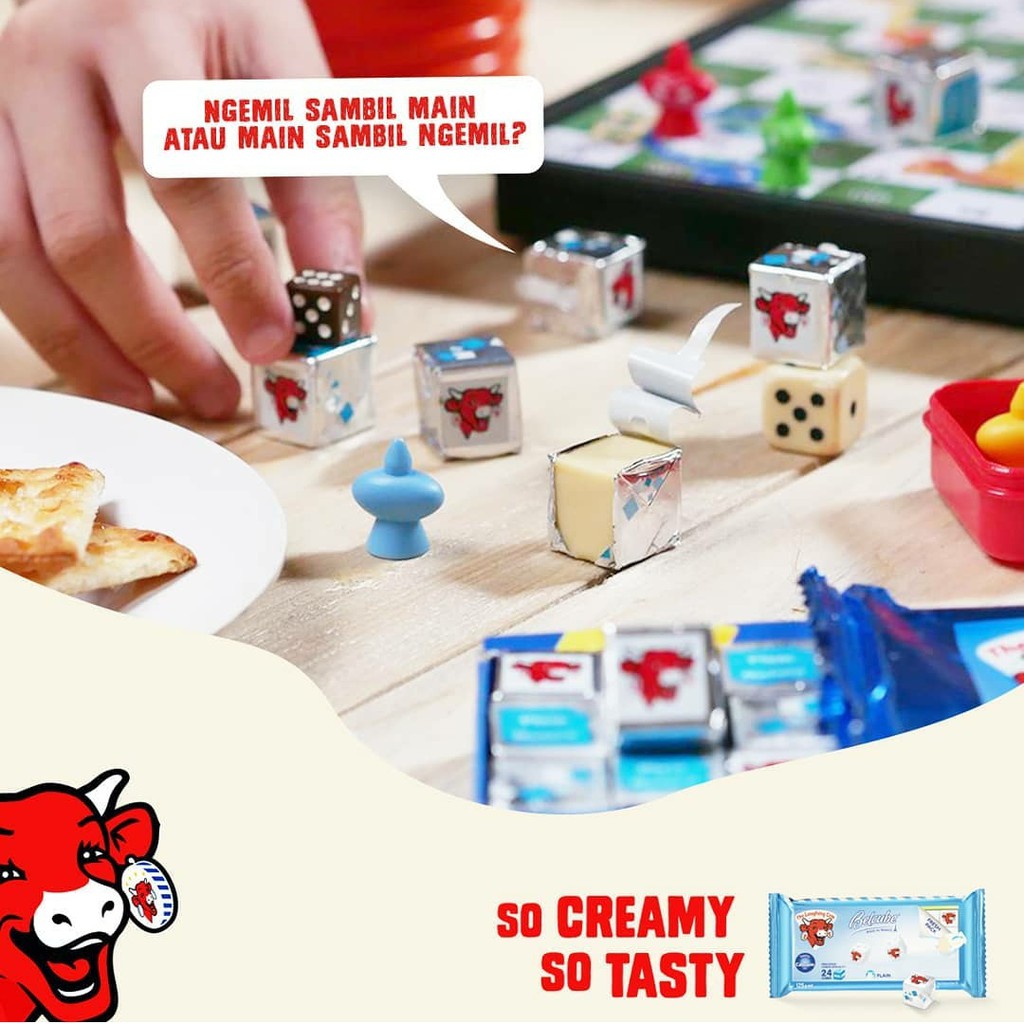 Belcube Cheese Plain 125 gram / The Laughing Cow / Keju Bayi MPASI 125 g