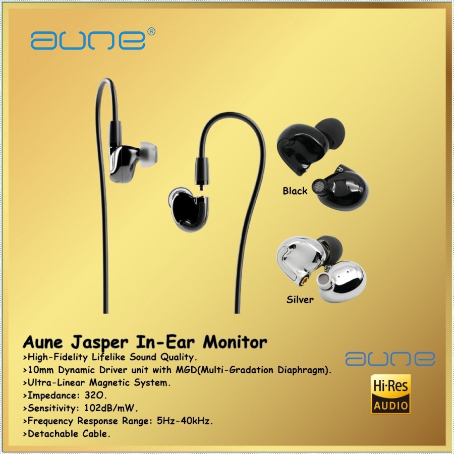 Aune Jasper In-Ear Monitor Earphone / Aune BU2 Portable DAC With Headphone AMP