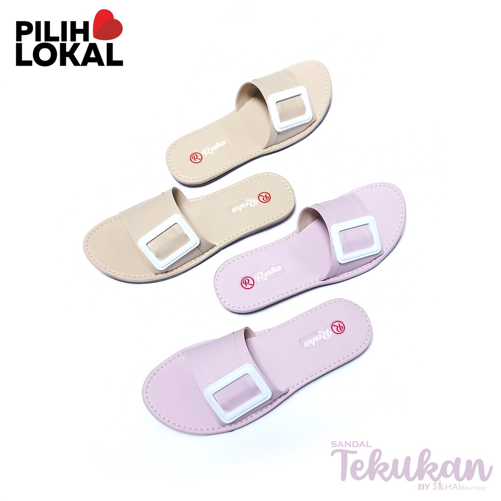 Sandal Wanita Slop Gesper - Sendal Gesper Wanita Karet - Sandal Casual wanita Kekinian - Sendal Gesper Cewek Kekinian - Sandal Teplek Wanita Terbaru 2022 -  Sandal Murah - Sepatu Sandal Karet Wanita - Sandal Selop - Sandak - Sandal Empuk Ringan Wanita