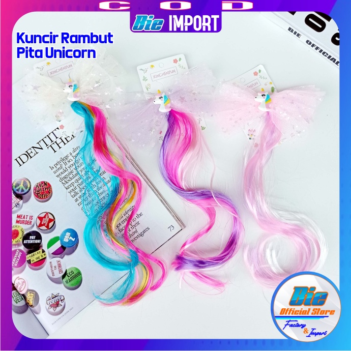 6 Pcs Jepit Rambut Kepang Warna-warni Impor Best Seller