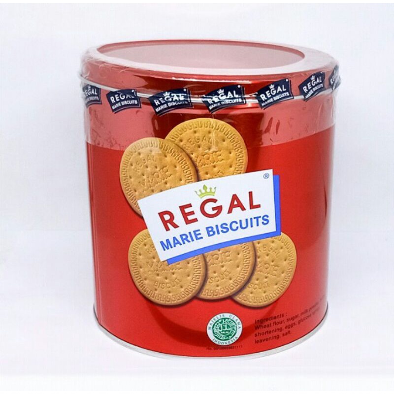 

Regal Marie biscuits 550 gram. Exp Juli 2025