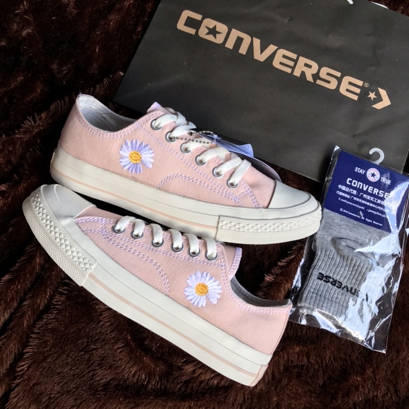 LIMTED EDITON CONVERSE 70s PEACE MINUS ONE LOW PEACH - PINK PREMIUM (BISA COD)