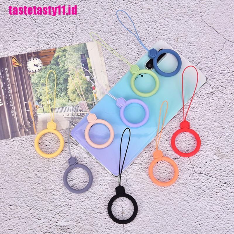 (TTID) Ring Holder Hp Universal Bahan Silikon Anti Hilang