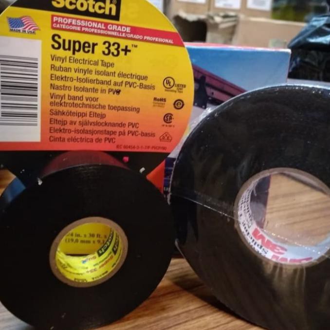 

3M Scotch Rubber 23 Pasangan Isolasi Super 33+