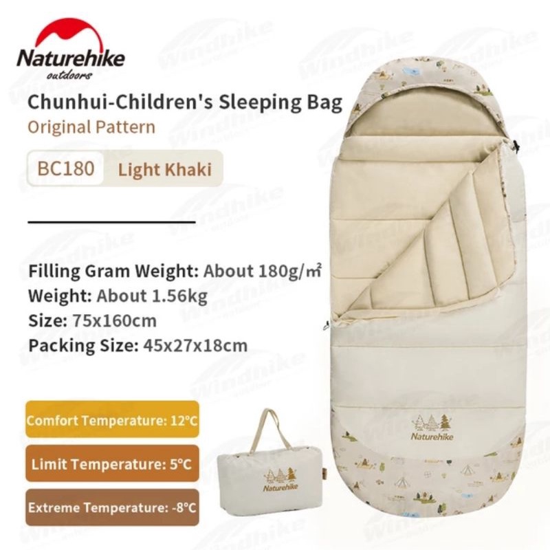 SLEEPING BAG ANAK NATUREHIKE CNH22SD001 / KANTONG TIDUR ANAK