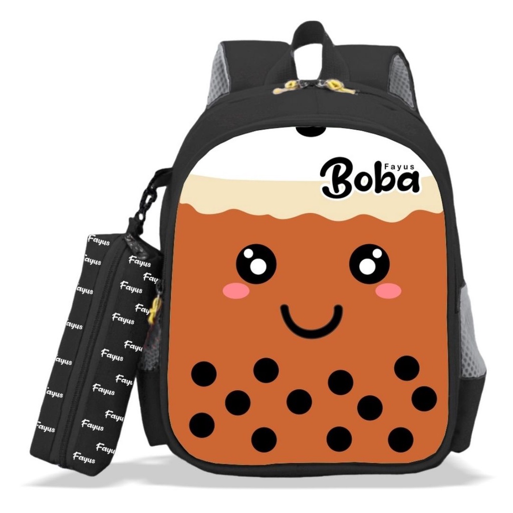 FLASH SALE 10.10 - RANSEL ANAK LAKI-LAKI/PEREMPUAN MOTIF MINUMAN BOBA | RANSEL PUNGGUNG LUCU UNTUK SEKOLAH | RANSEL WARNA-WARNI UNTUK ANAK | RANSEL LUCU | TAS LUCU ANAK MOTIF BOBA | MINUMAN BOBA RANSEL | RANSEL BOBA WARNA