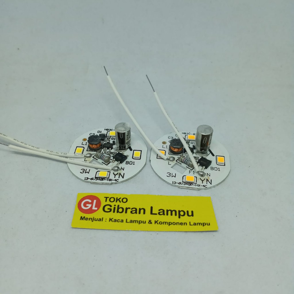 PCB Mata Lampu LED 3w Tanpa Driver - Langsung 220V (BM)