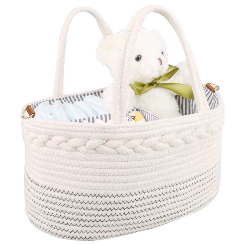 kinderkeen rope caddy - black stitching