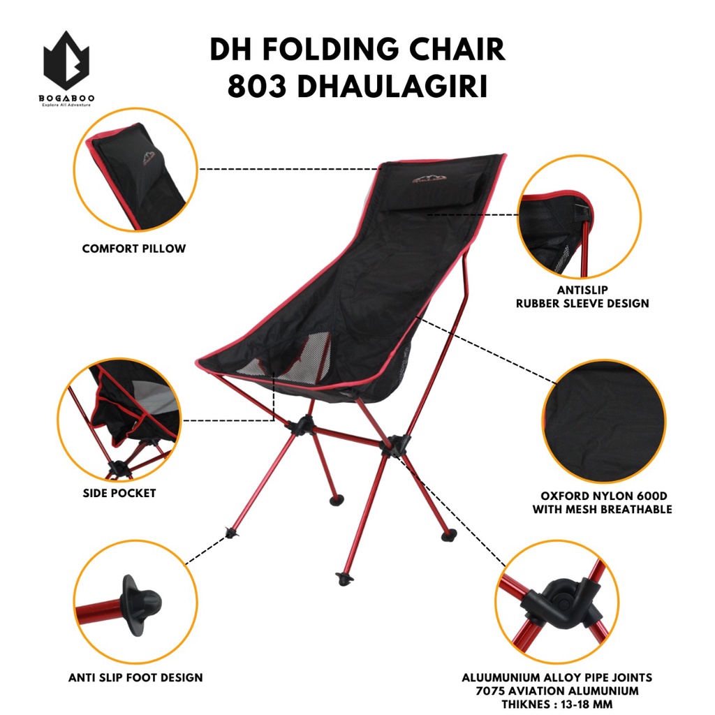 Kursi Lipat Fc 803 - Folding Chair Dhaulagiri