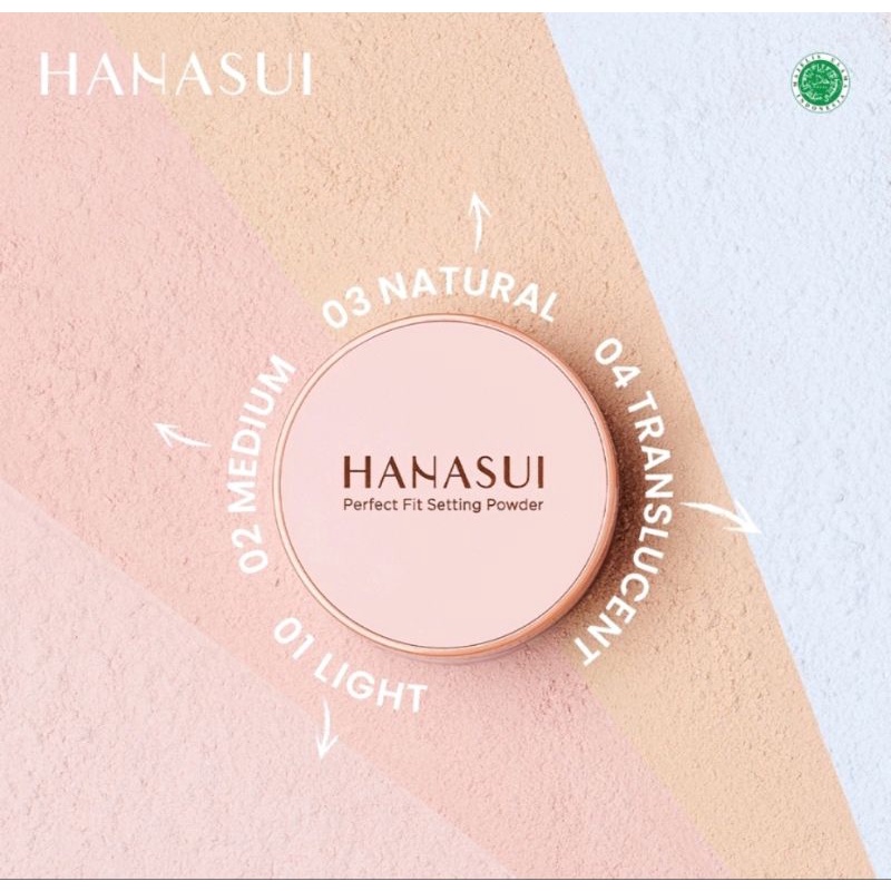 HANASUI LOOSE POWDER/Bedak tabur hanasui