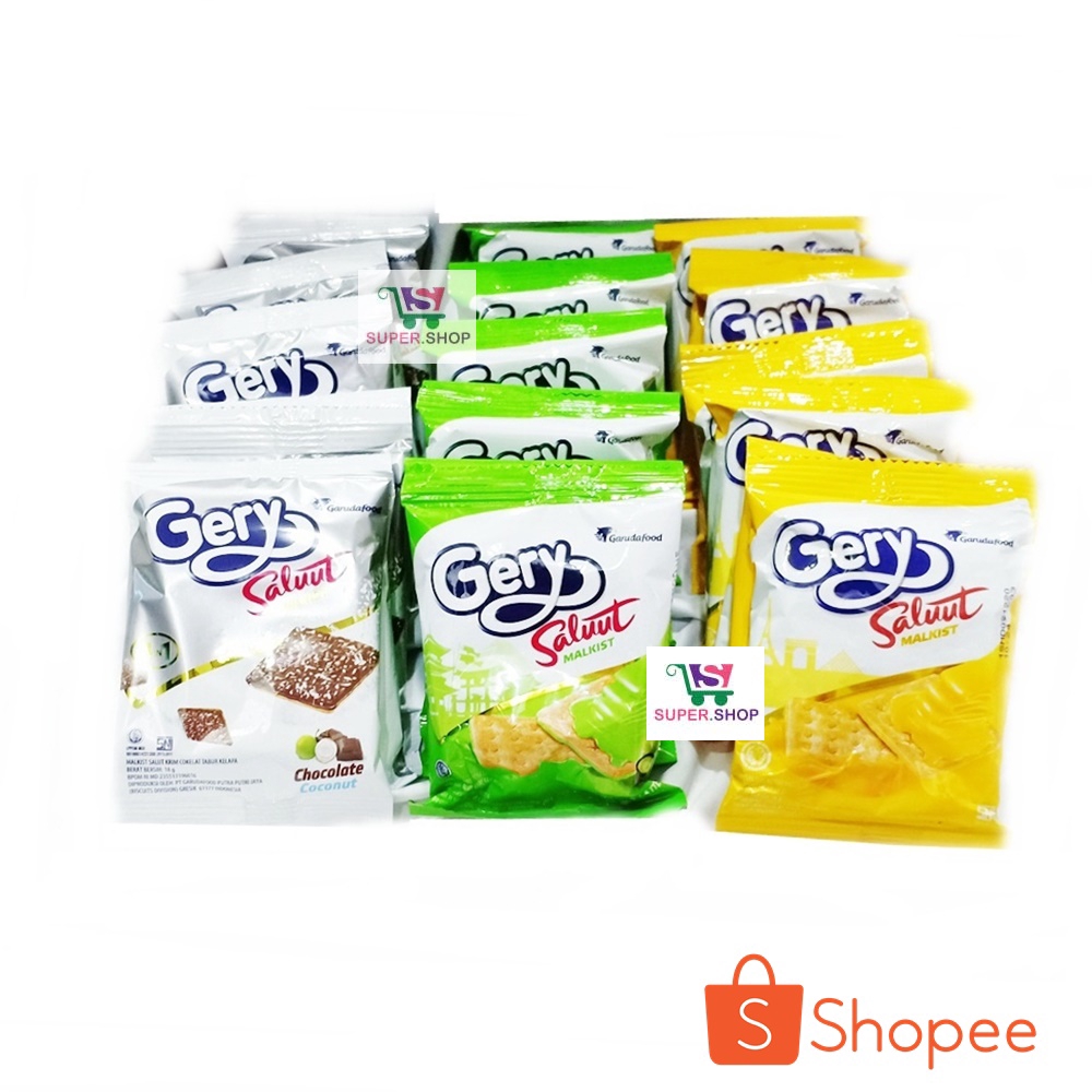 Gery Saluut Malkist Marie / Sweet Cheese / Matcha  (isi 10 pcs)