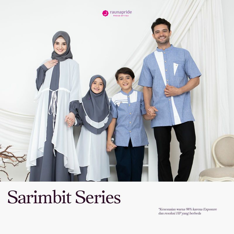 Sarimbit Series 05 Abu by Rauna || Sarimbit Terbaru Rauna