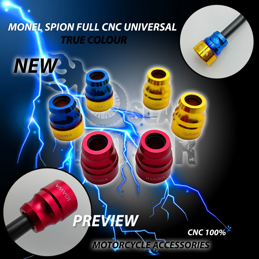 MONEL SPION FULL CNC ACCESSORIES SPION COVER TUTUP BAUT SPION VARIASI motor