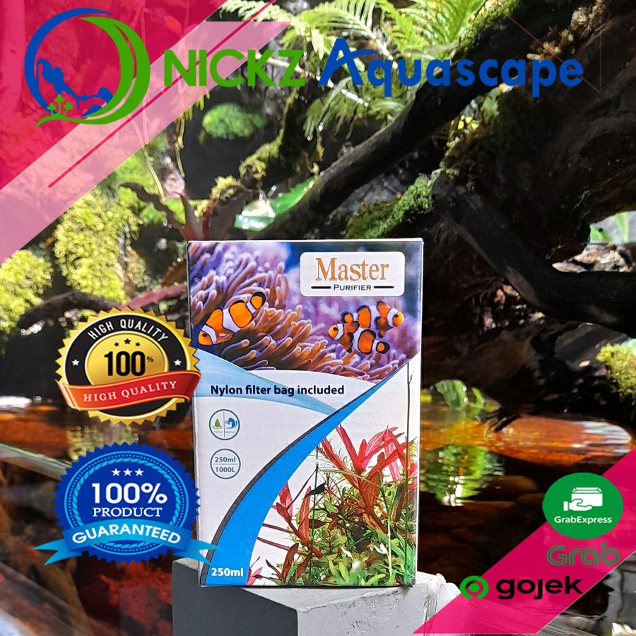 Master Purifier 250ml pembening air aquarium
