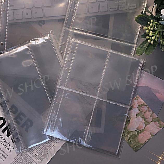

Bisa COD [Universal A5 s sleeve cover] Album binder cover transparent photo card idol Lomo card 10 sheets murah