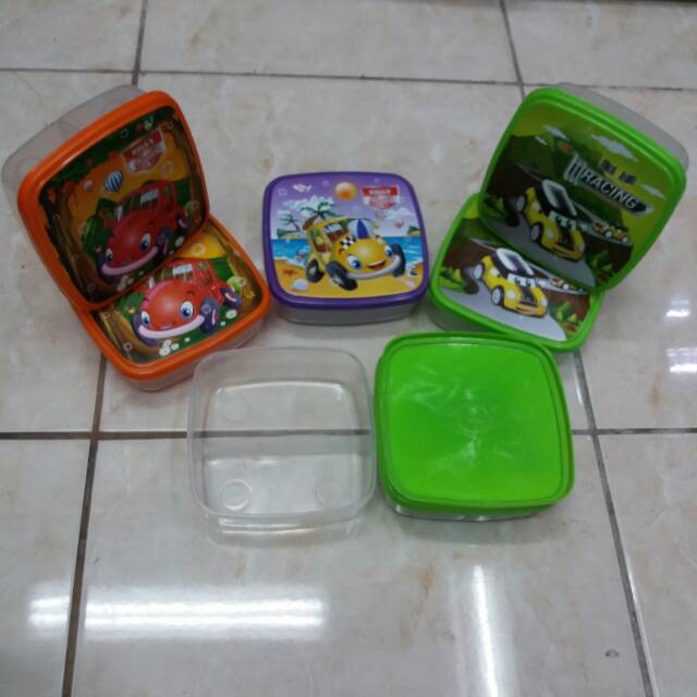 Tempat Makan Anak Biggy / Kotak Makan Anak / Souvenir Ultah Anak