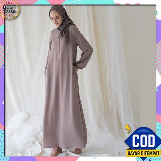 Baju Gamis Model Terbaru Remaja Terbaru 2022 Gamis Lebaran Bju Muslima Dr03 : Ondin Series Gamis Bas