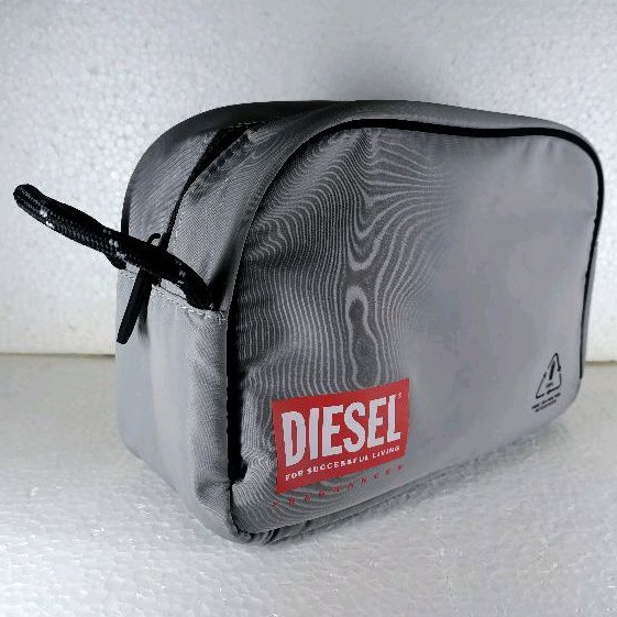 ORIGINAL POUCH DIE SEL GRAY / DOMPET KOSMETIK DIE SEL ABU-ABU PARASUT