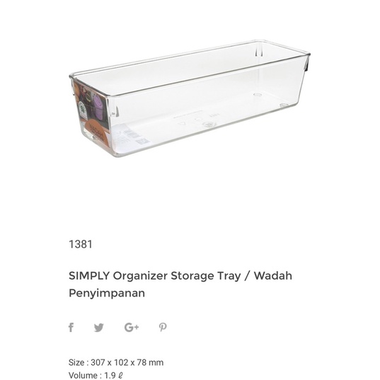 storage organizer transparan , bin pantry acrylic tempat penyimpanan buah sayur