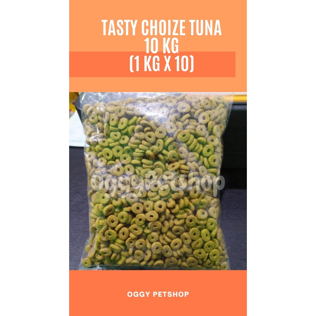 Tasty Choize Tuna Makanan Kucing Kemasan 10 kg ( 1 kg x 10 )